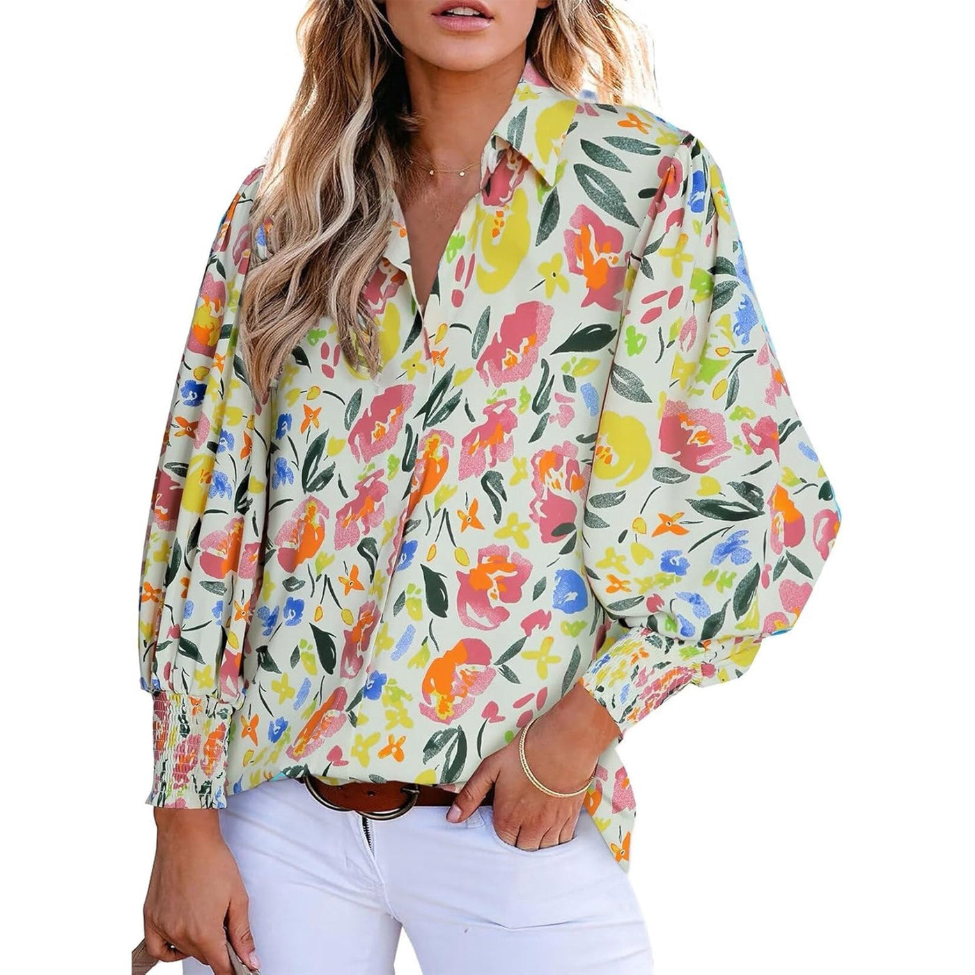 Charie | Elegant Paisley Blouse