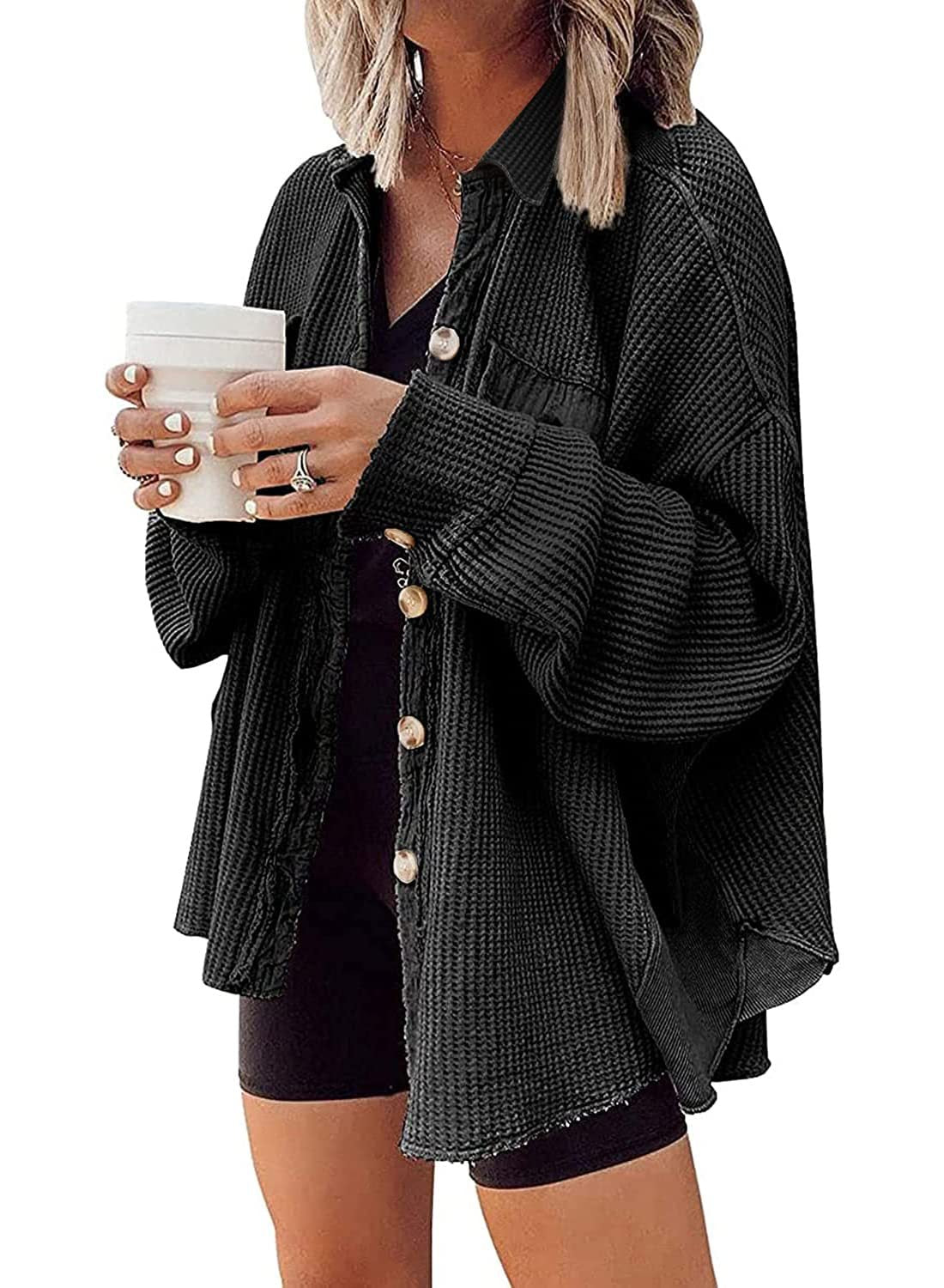 Charlina | Cozy Waffle Shacket