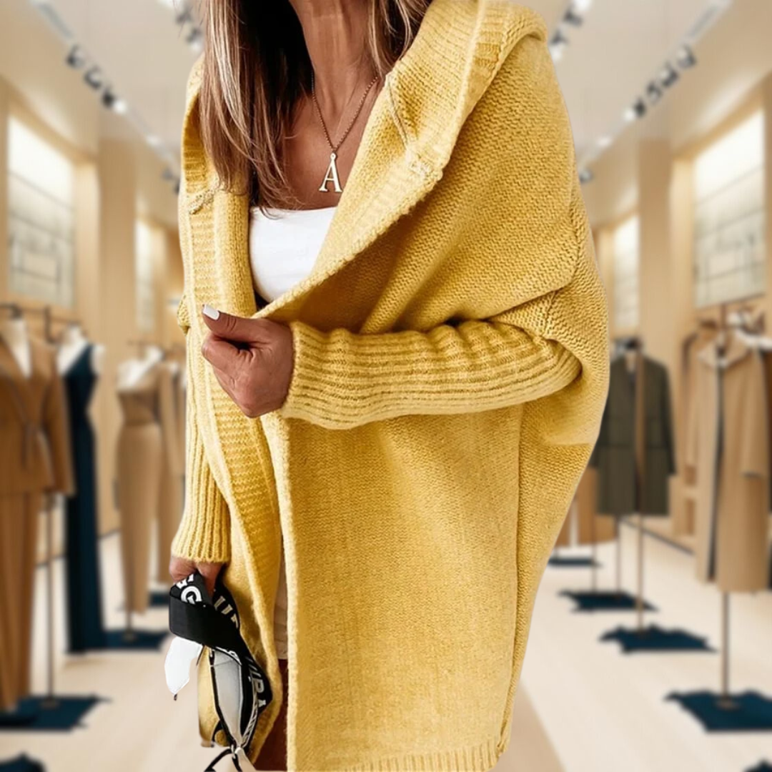 Destiny - Cozy Oversized Hooded Cardigan