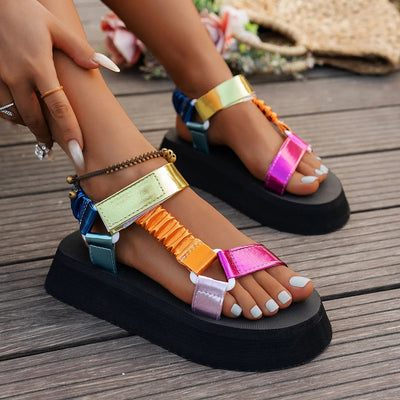 Aura | Iridescent Elevated Platform Sandal™