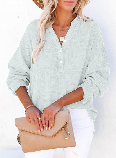 Vicky | Casual Button Blouse