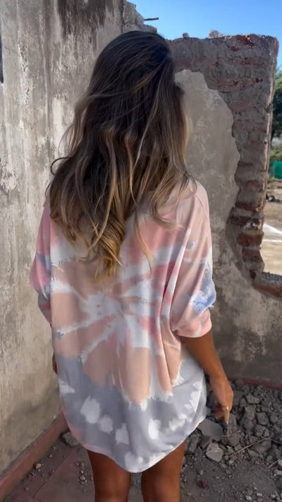 Demi | Charm Tie-dye Top