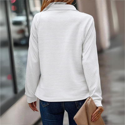 Suzanne - Half-Zip Detailed Pullover