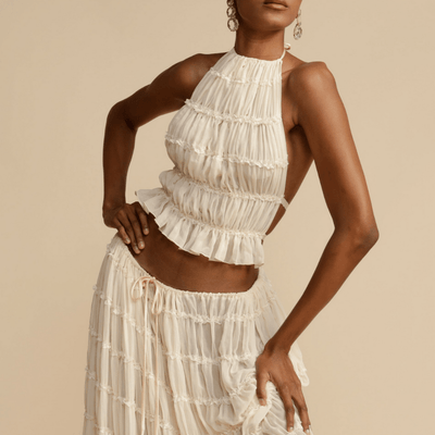 Lira | Halter Top and Skirt Set