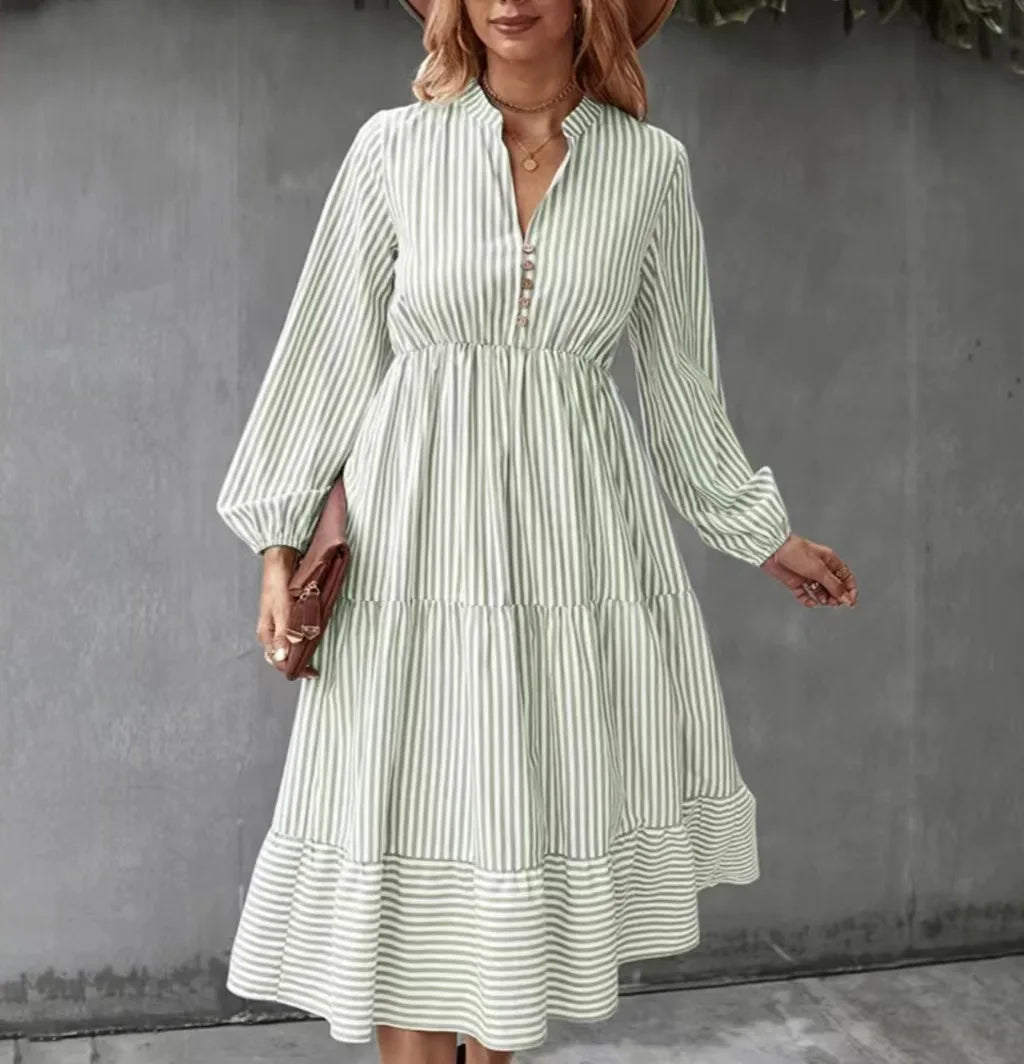 Kaitlyn | Retro Stripe Maxi Dress