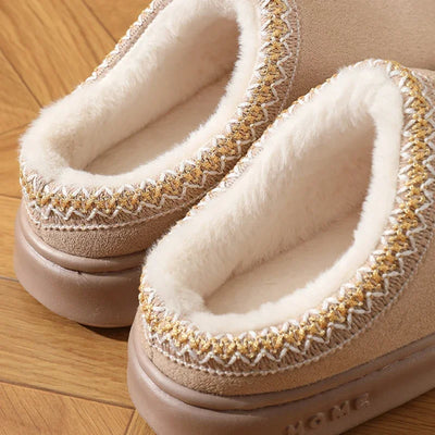 Chloe | Cozy Fluffy Platform Slippers™