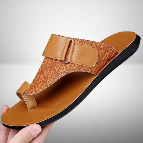 Callen Luxe™ | Premium Bare Leather Sandals