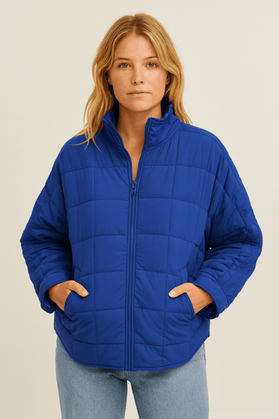 APRIL – LIGHTWEIGHT COMPACT ZIP PUFFER JACKET
