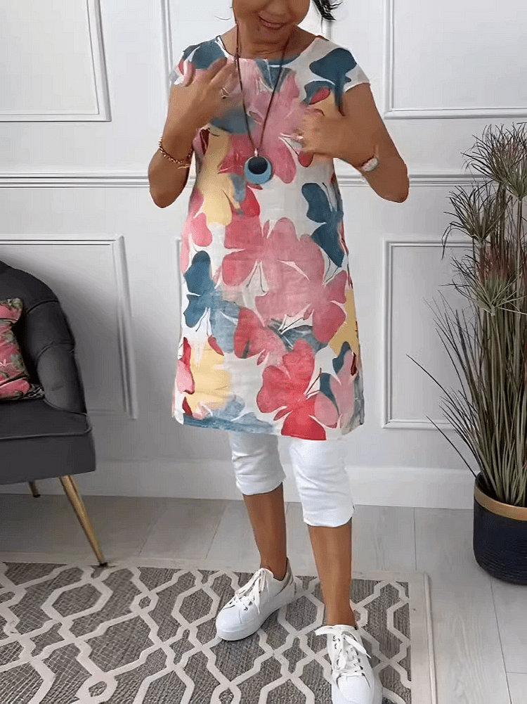 Mina | Graceful Floral Midi