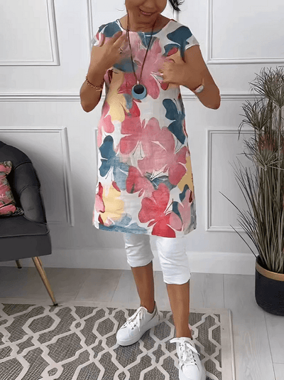 Mina | Graceful Floral Midi