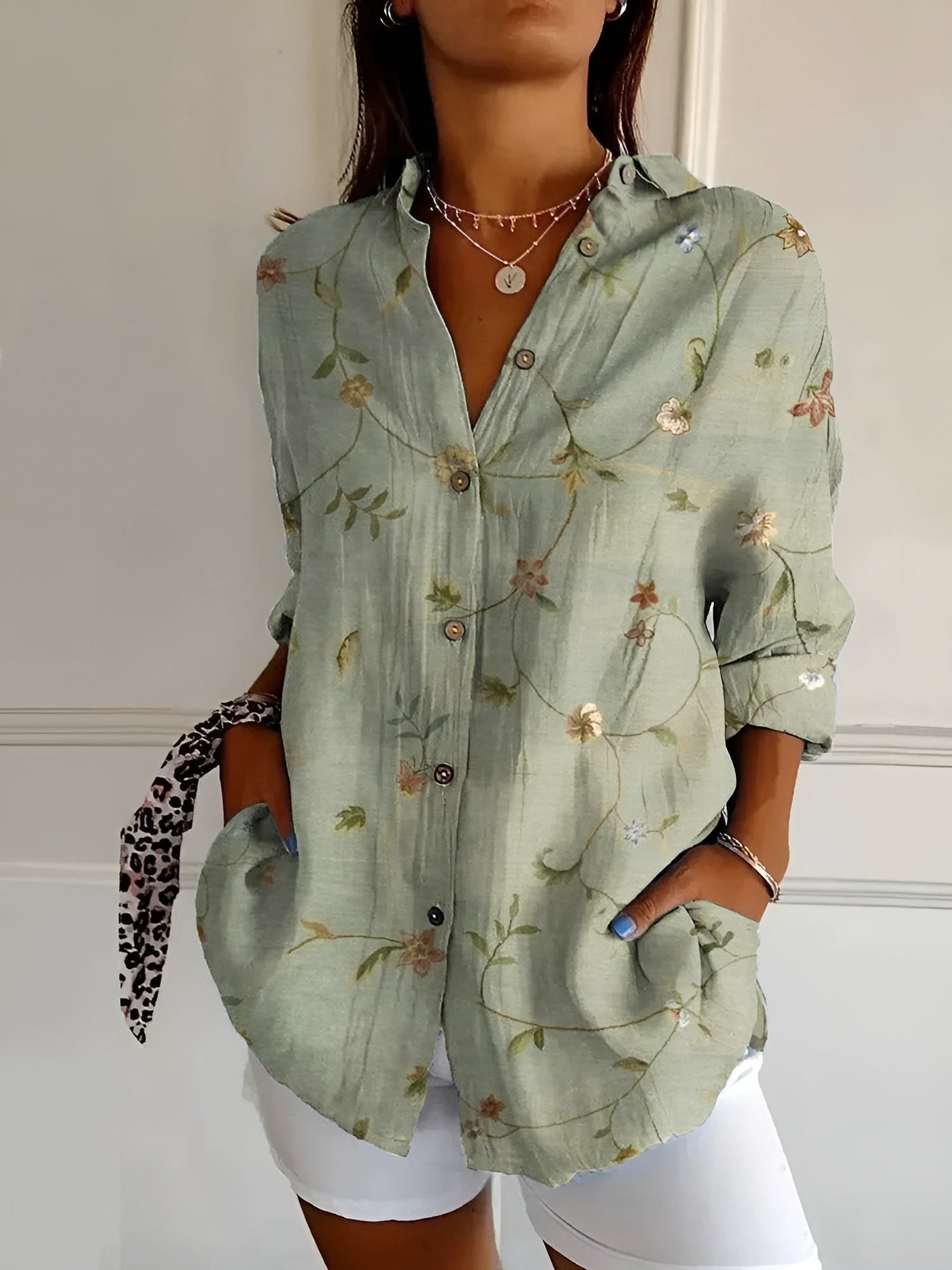 Maia | Floral Summer Blouse