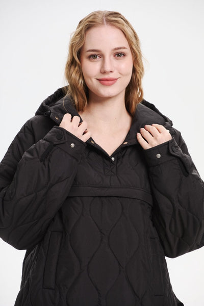 WILLOW | QUILTED WATER REPELLENT HOODED JACKET