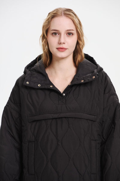 WILLOW | QUILTED WATER REPELLENT HOODED JACKET