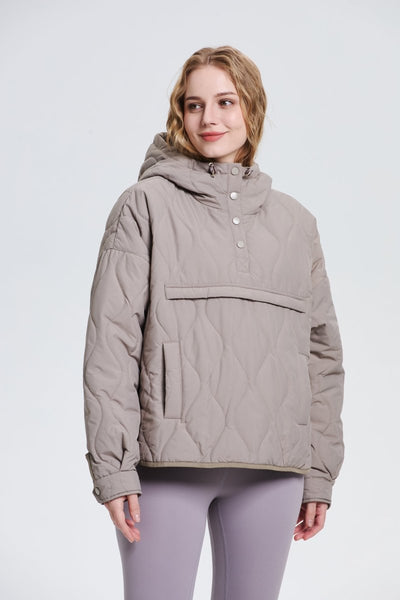 WILLOW | QUILTED WATER REPELLENT HOODED JACKET
