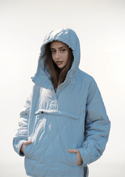 WILLOW | QUILTED WATER REPELLENT HOODED JACKET